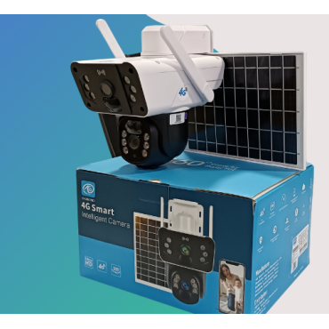 Çift Kameralı Güneş Enerjili Hareket Takipli 4G 6MP Dual Lens Solar PTZ Kamera